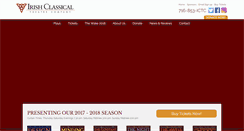 Desktop Screenshot of irishclassical.com