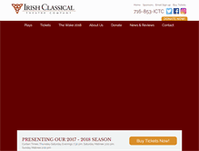 Tablet Screenshot of irishclassical.com